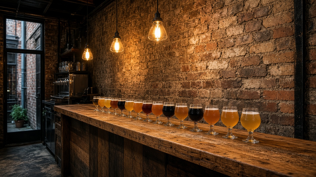 Melbourne laneway bar — pots and pints, not a trophy wall